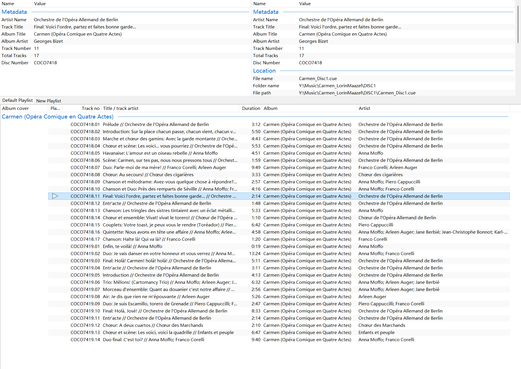 Generated Cue Files in Foobar